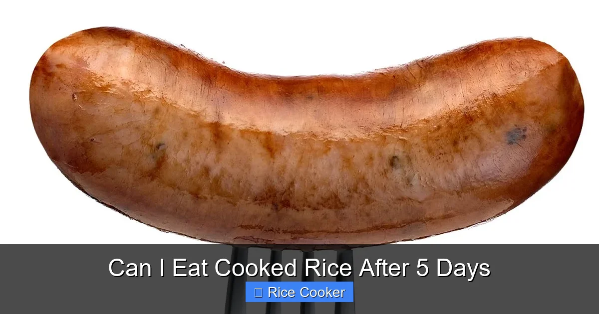 Can I Eat Cooked Rice After 5 Days