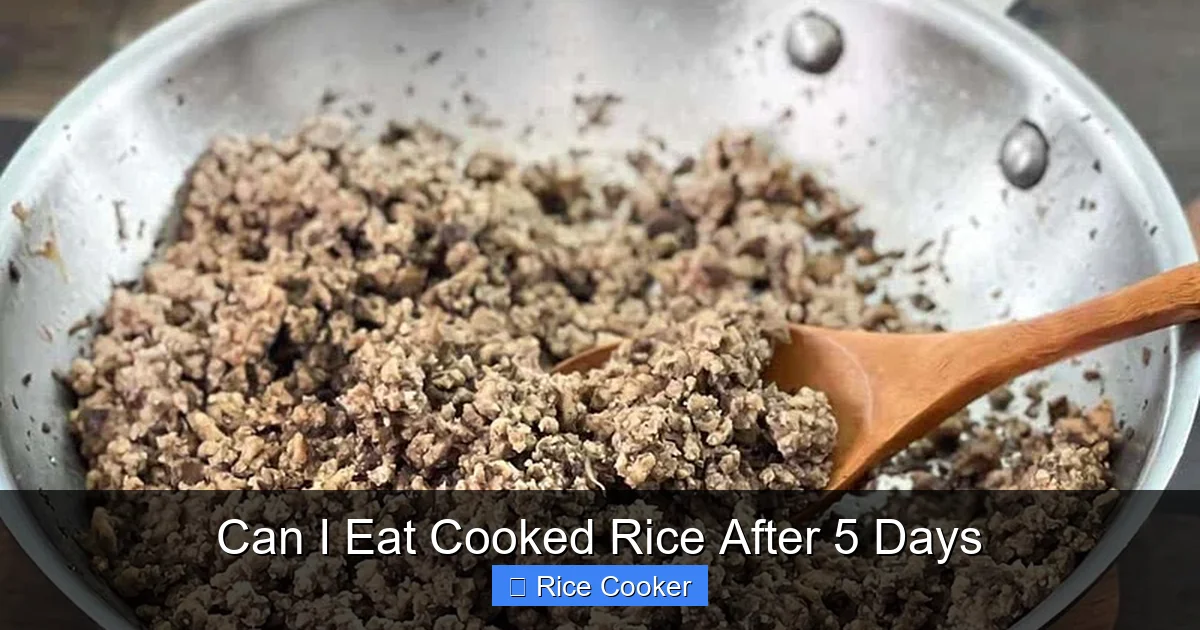 Can I Eat Cooked Rice After 5 Days
