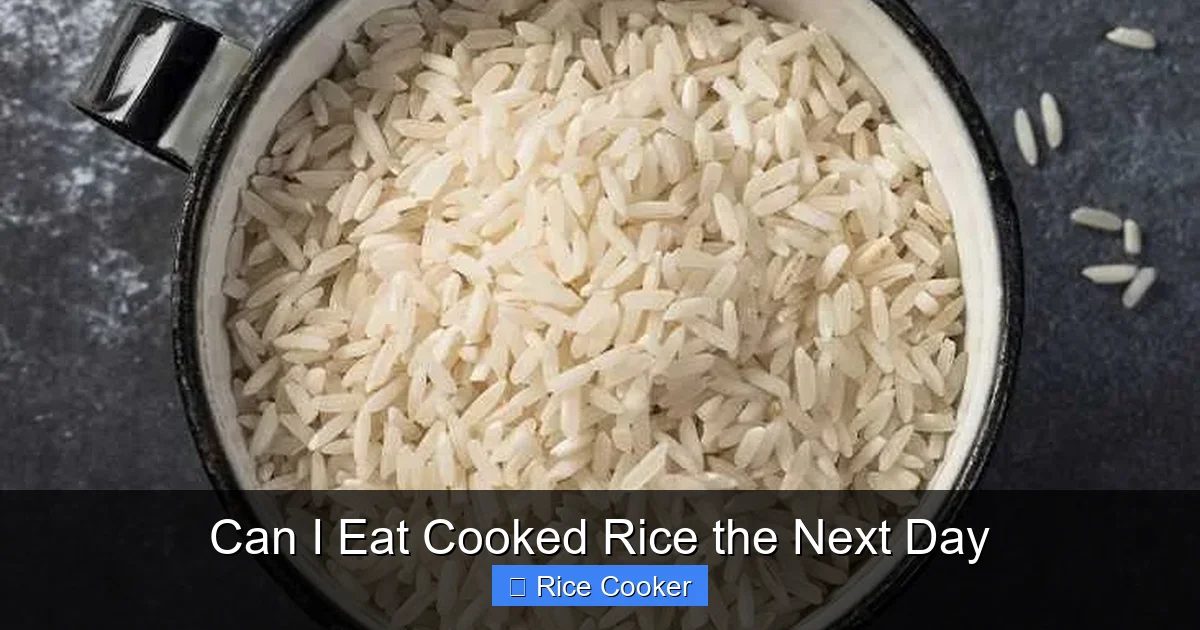 Can I Eat Cooked Rice the Next Day