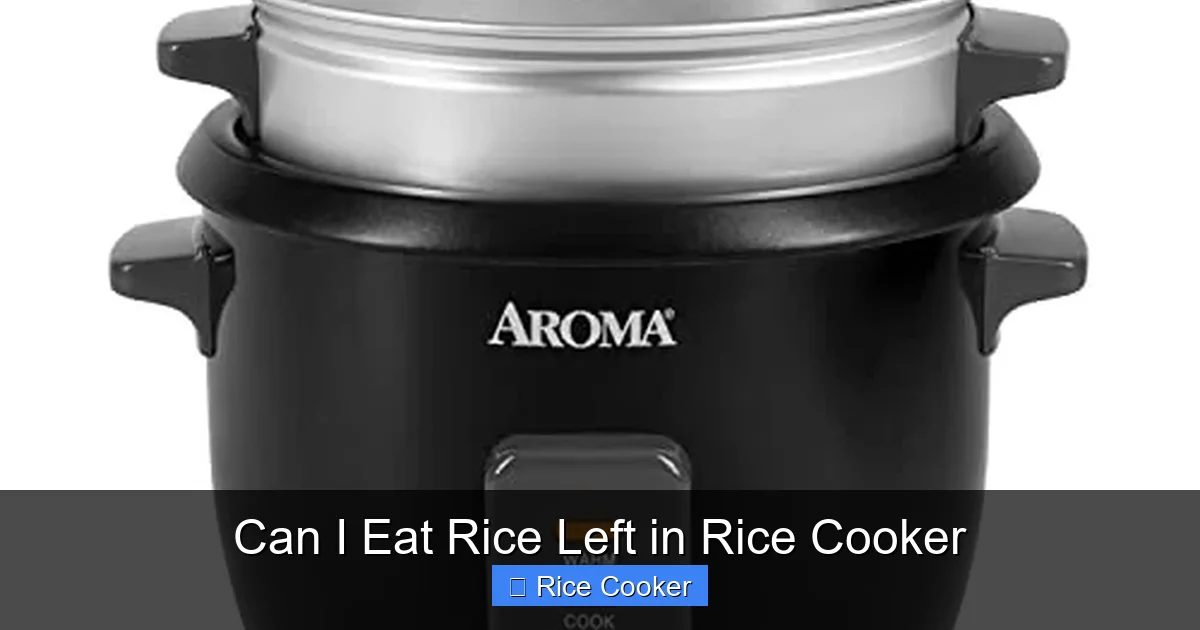 Can I Eat Rice Left in Rice Cooker