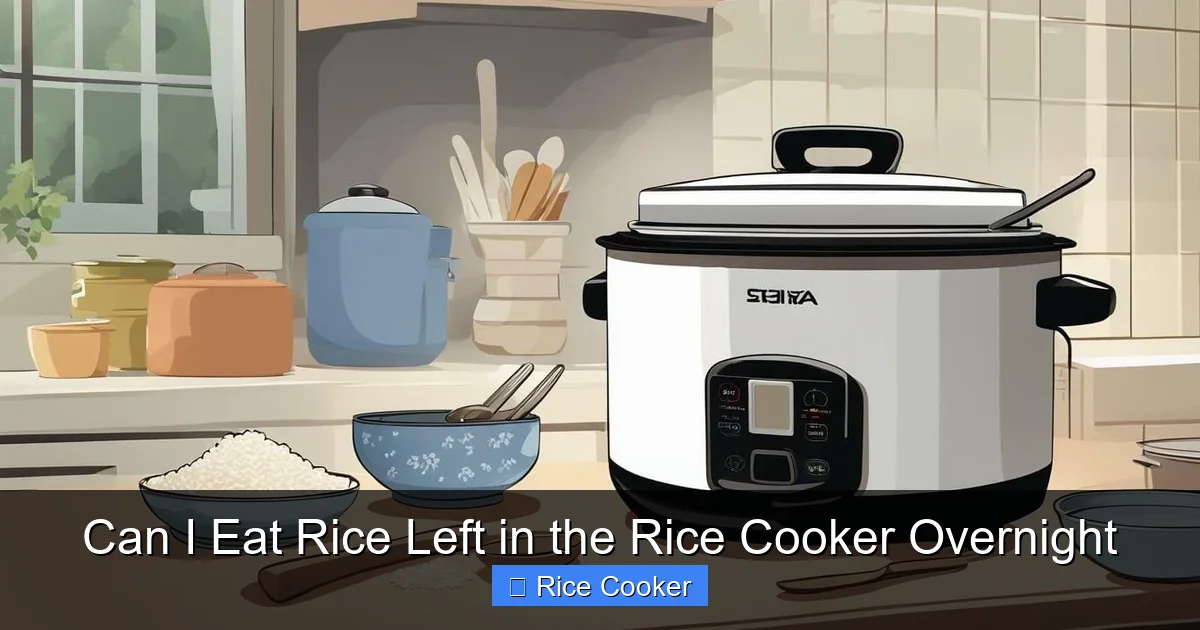 Can I Eat Rice Left in the Rice Cooker Overnight