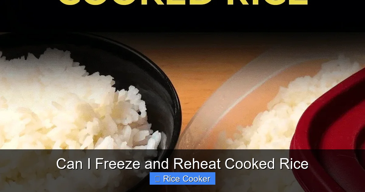 Can I Freeze and Reheat Cooked Rice