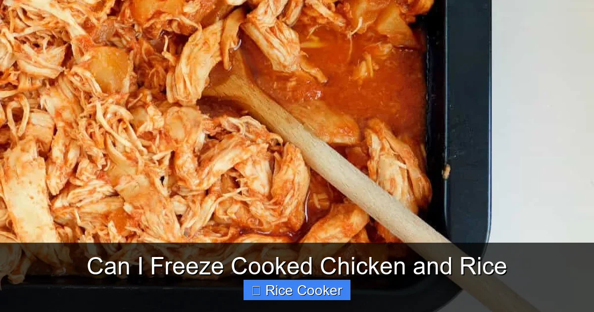 Can I Freeze Cooked Chicken and Rice