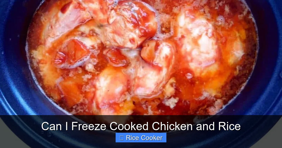 Can I Freeze Cooked Chicken and Rice
