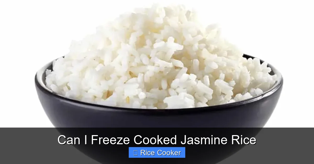 Can I Freeze Cooked Jasmine Rice