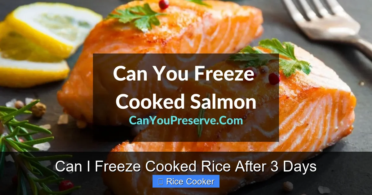 Can I Freeze Cooked Rice After 3 Days