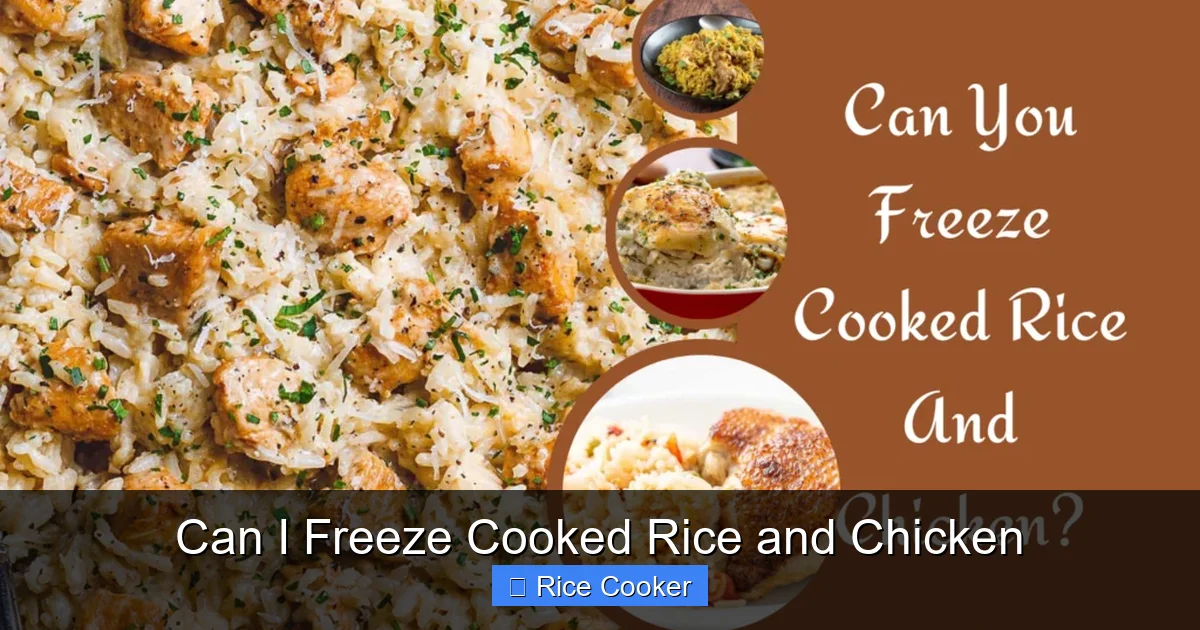 Can I Freeze Cooked Rice and Chicken