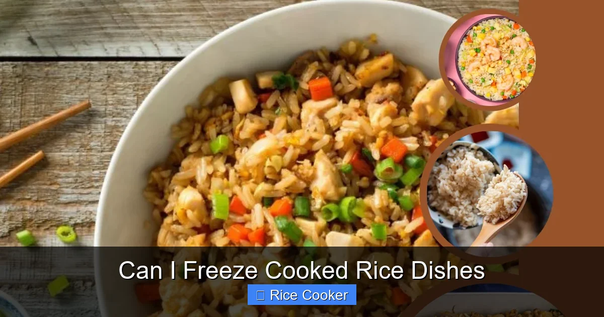 Can I Freeze Cooked Rice Dishes