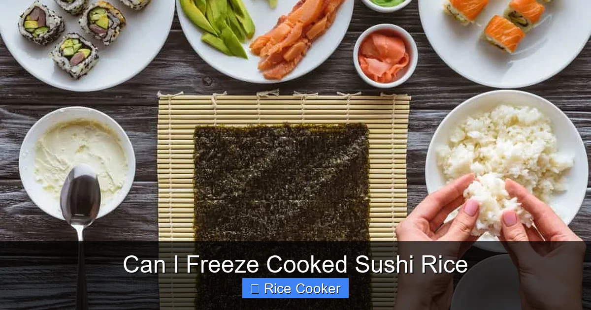 Can I Freeze Cooked Sushi Rice