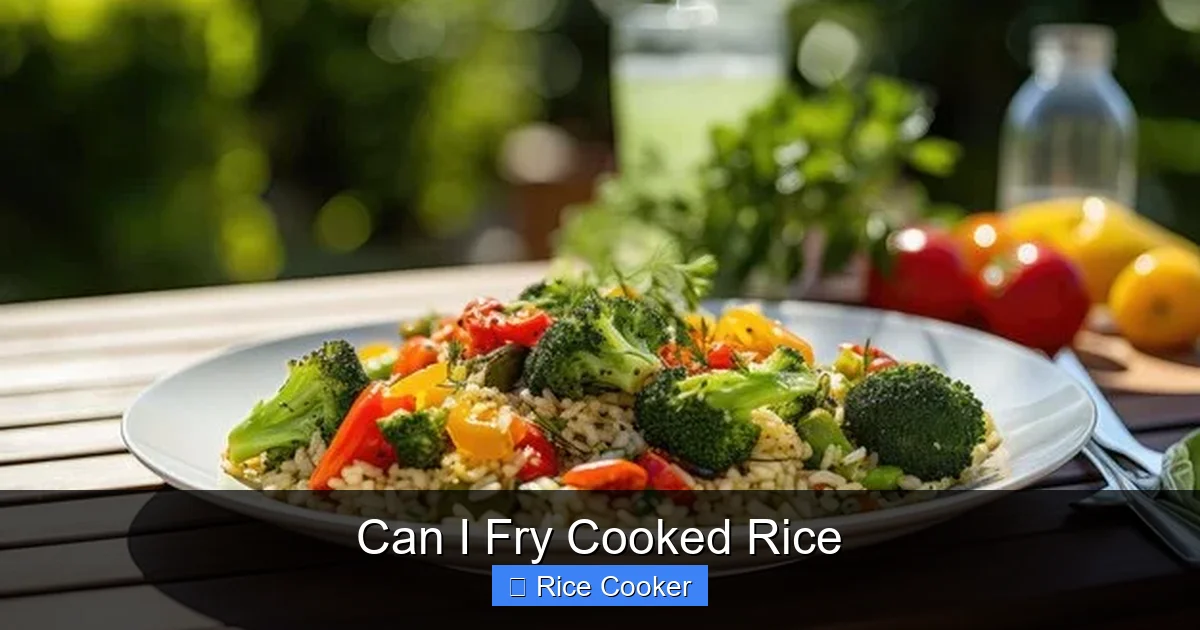 Can I Fry Cooked Rice