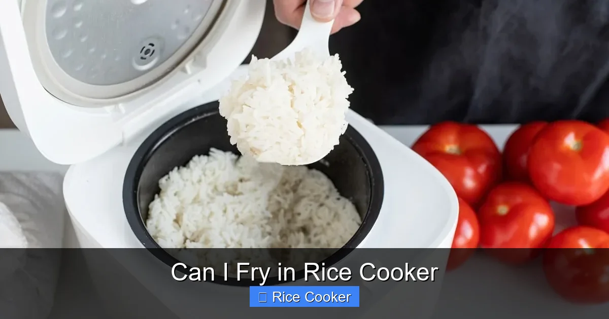 Can I Fry in Rice Cooker