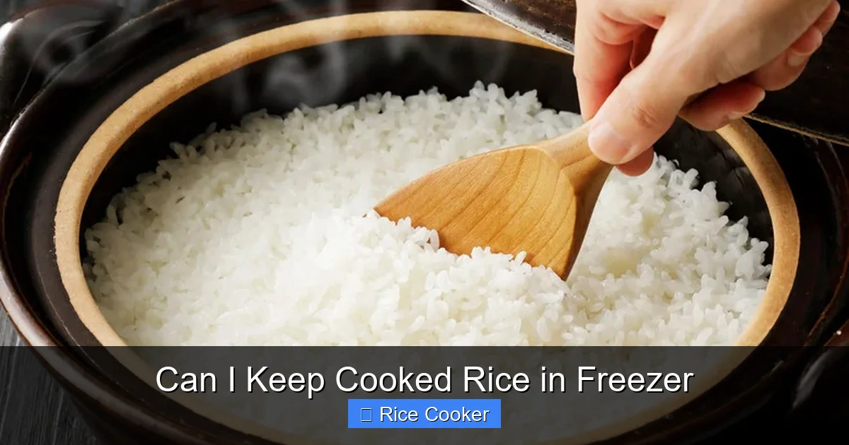 Can I Keep Cooked Rice in Freezer