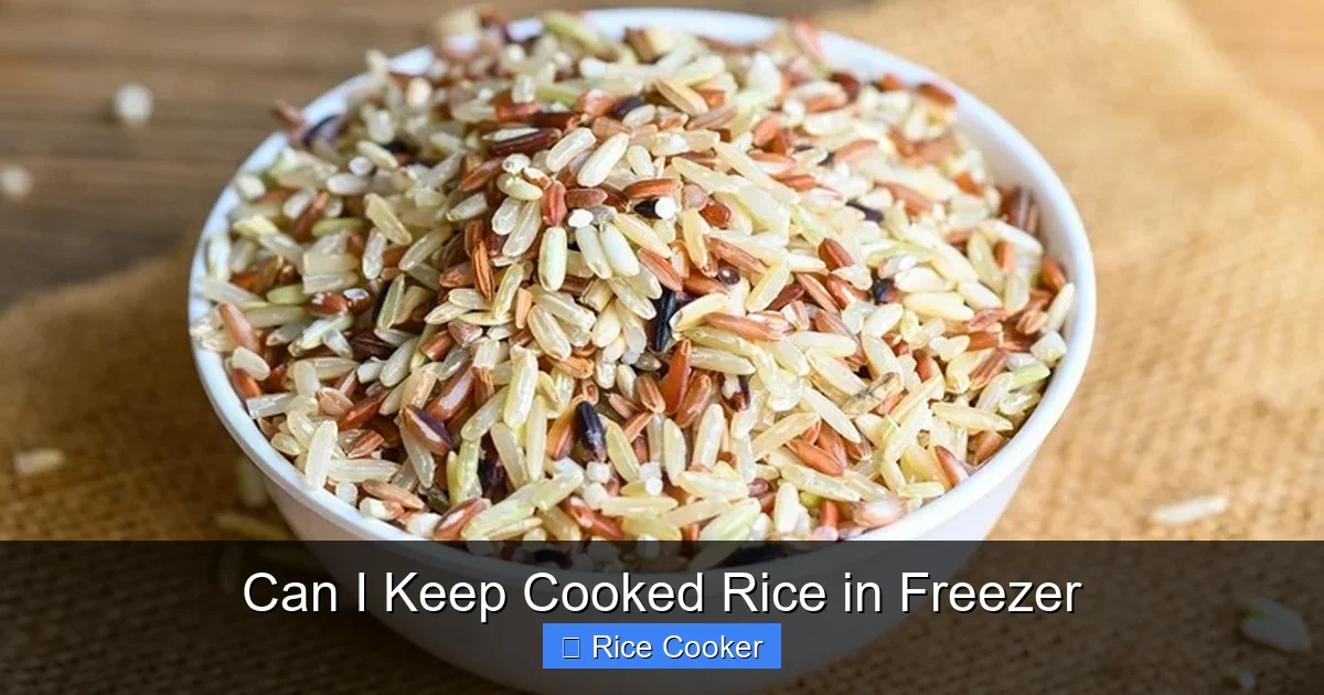 Can I Keep Cooked Rice in Freezer