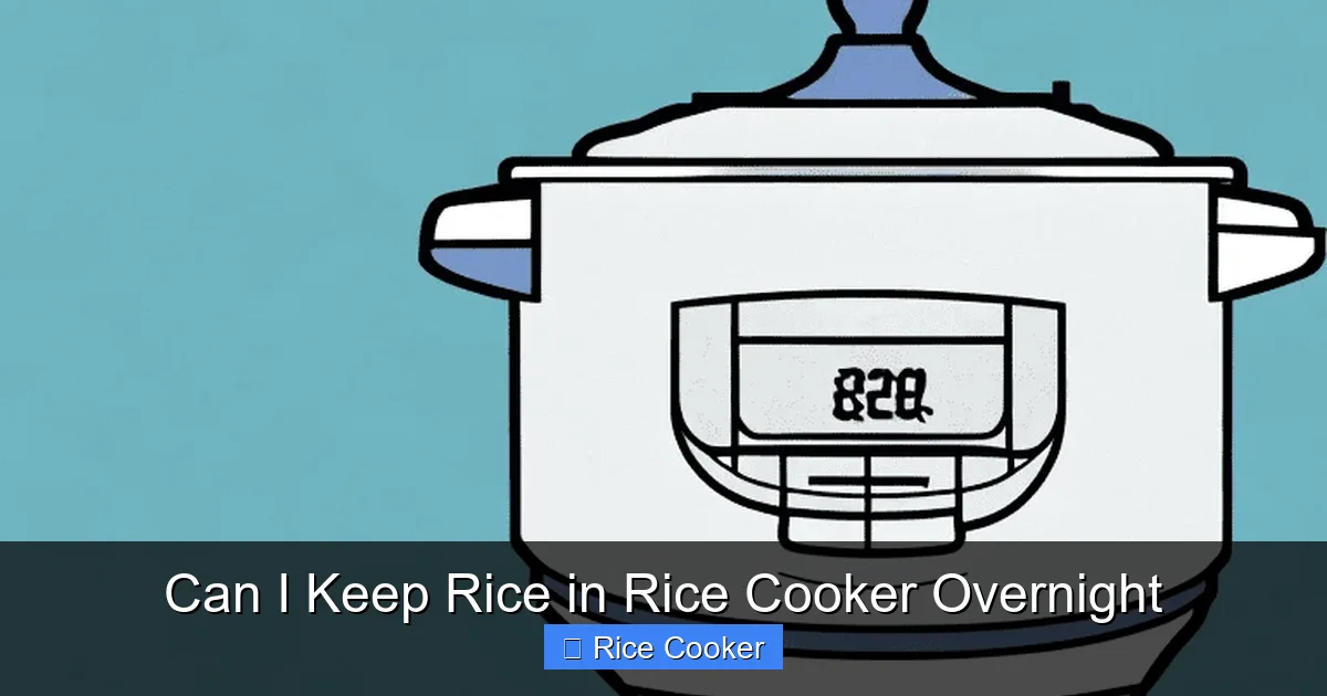 Can I Keep Rice in Rice Cooker Overnight