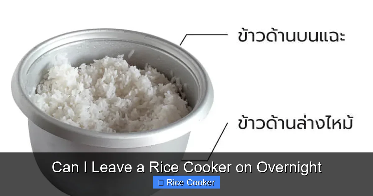 Can I Leave a Rice Cooker on Overnight