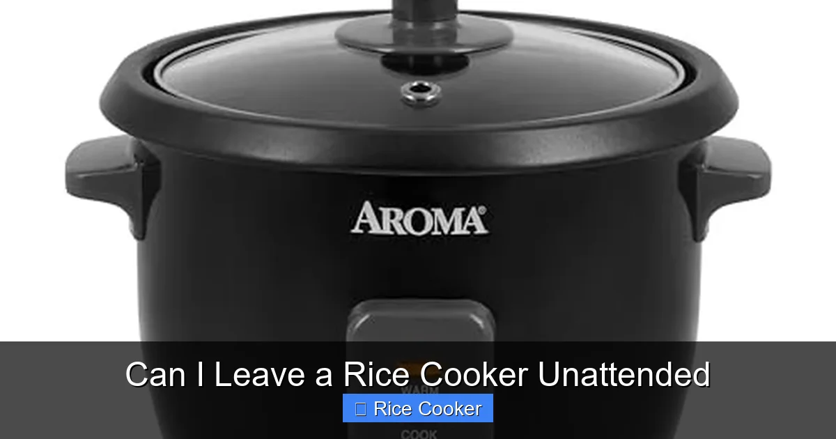 Can I Leave a Rice Cooker Unattended