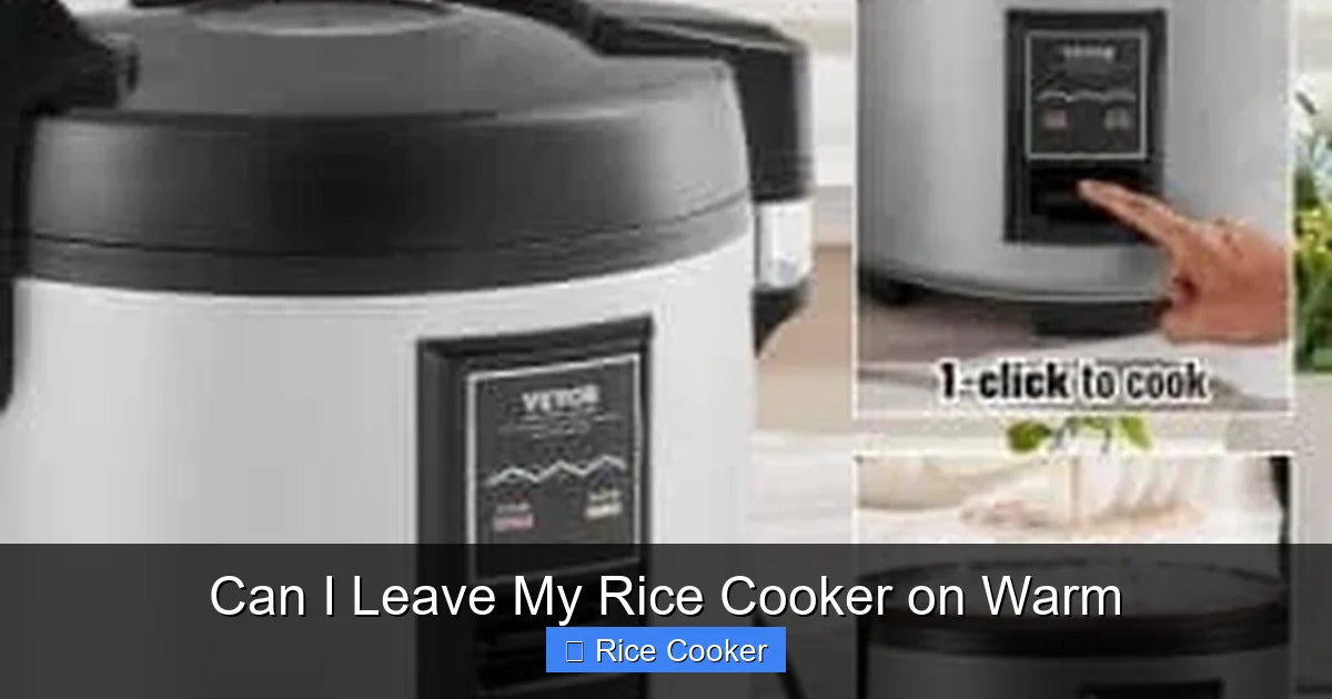 Can I Leave My Rice Cooker on Warm