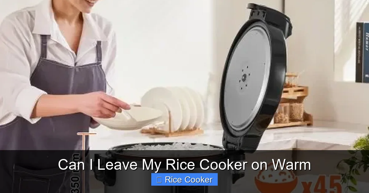 Can I Leave My Rice Cooker on Warm