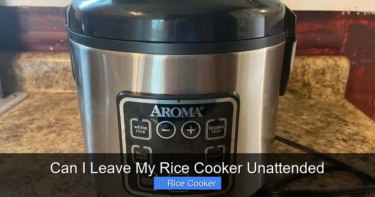 Can I Leave My Rice Cooker Unattended