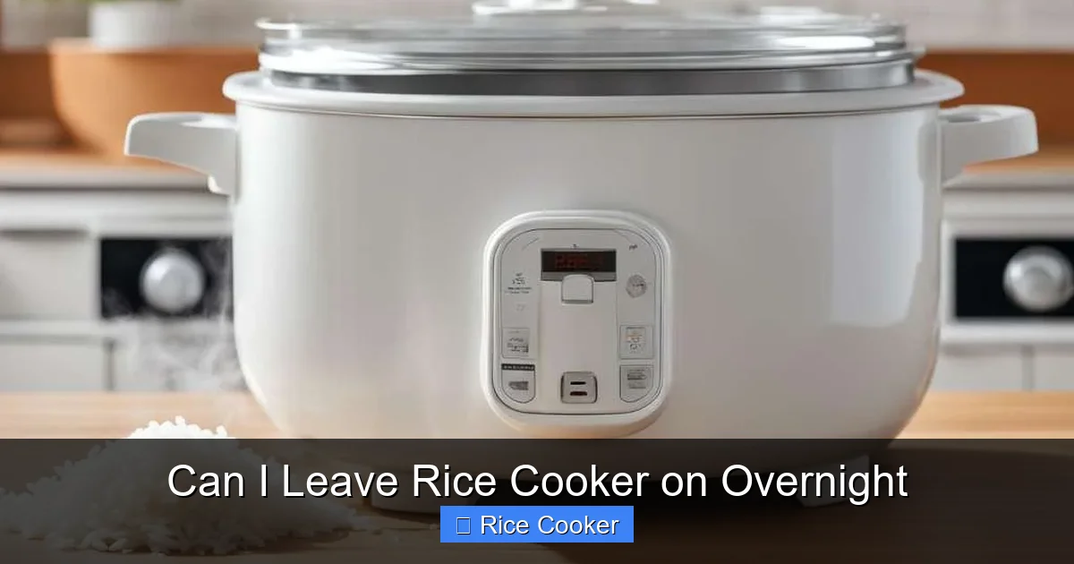 Can I Leave Rice Cooker on Overnight