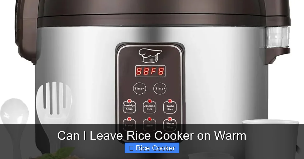Can I Leave Rice Cooker on Warm