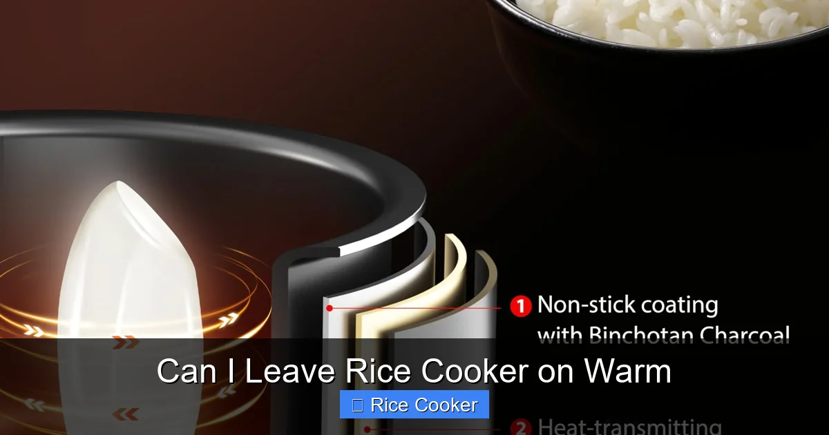 Can I Leave Rice Cooker on Warm