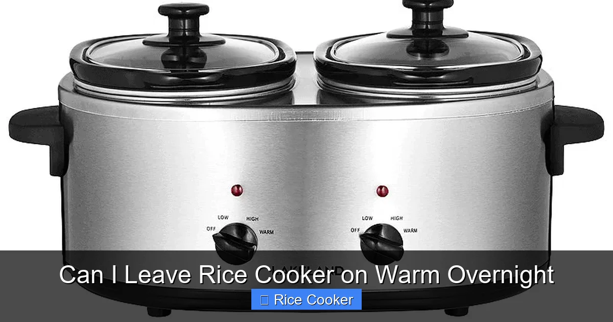 Can I Leave Rice Cooker on Warm Overnight