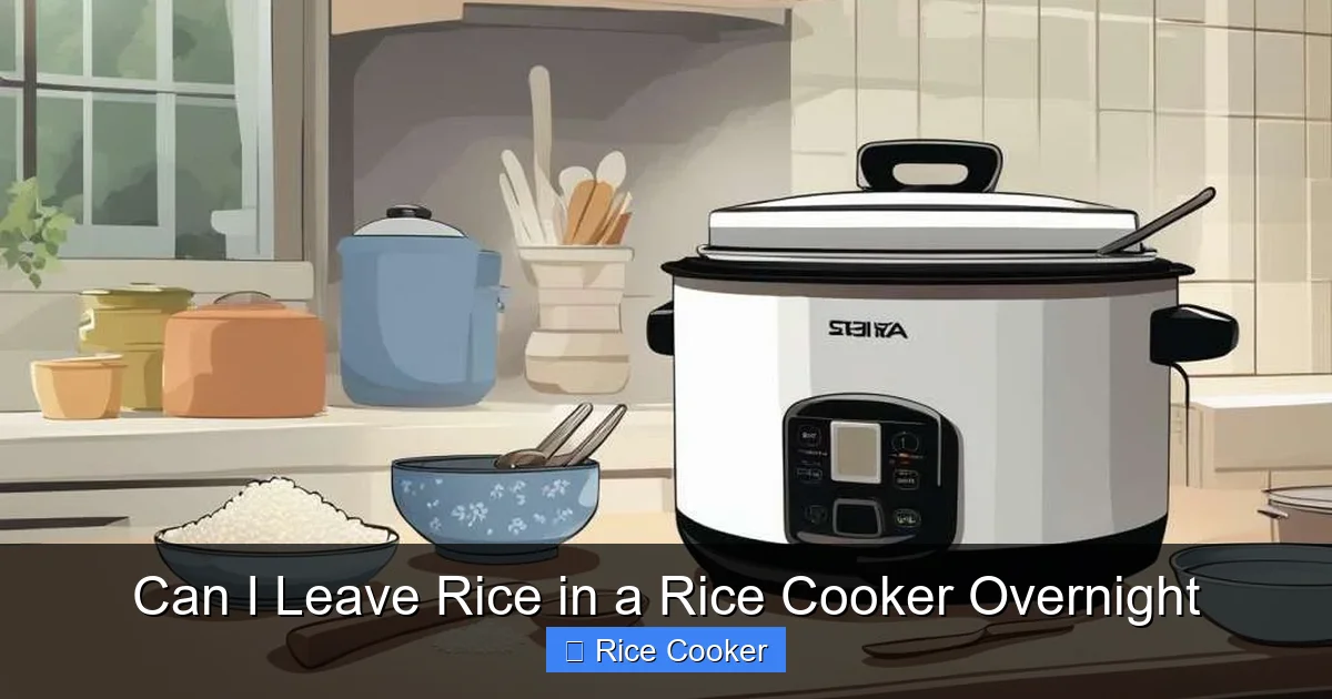 Can I Leave Rice in a Rice Cooker Overnight