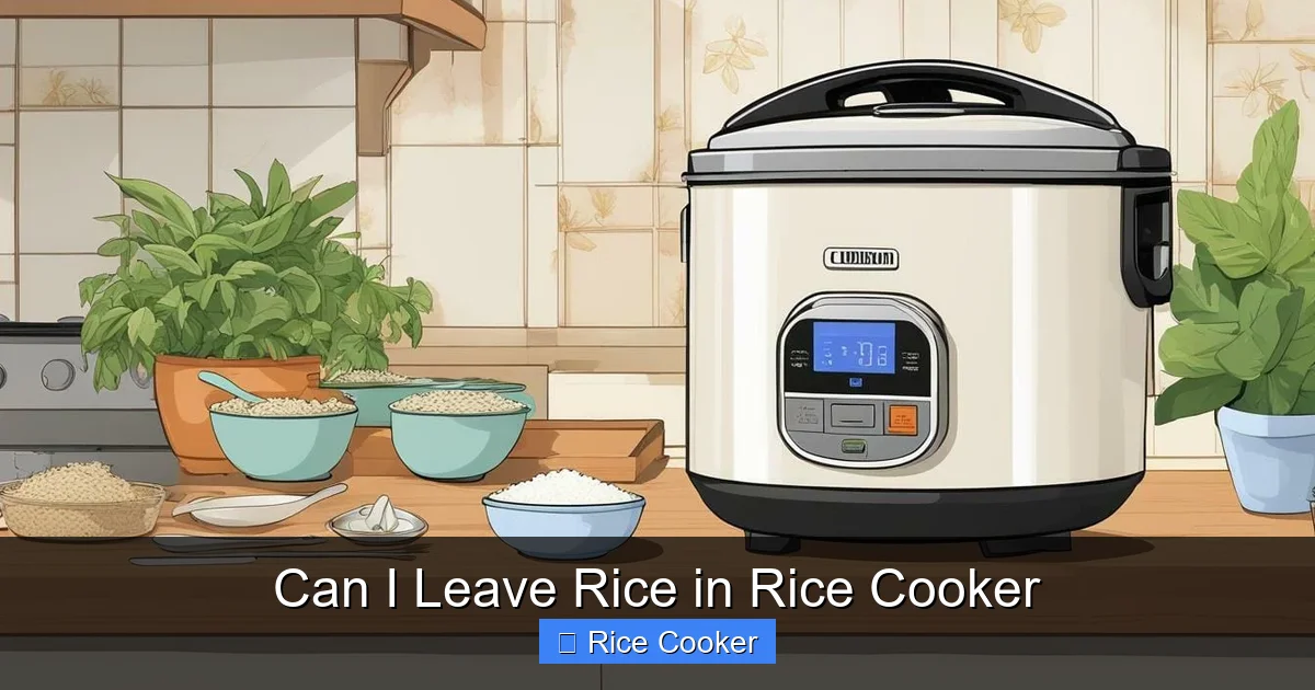 Can I Leave Rice in Rice Cooker