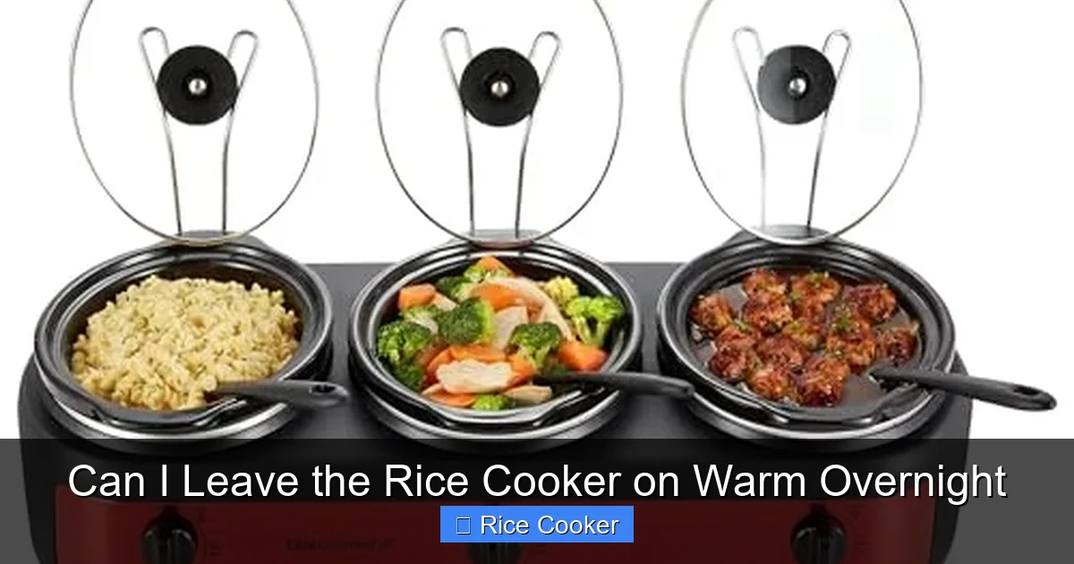 Can I Leave the Rice Cooker on Warm Overnight