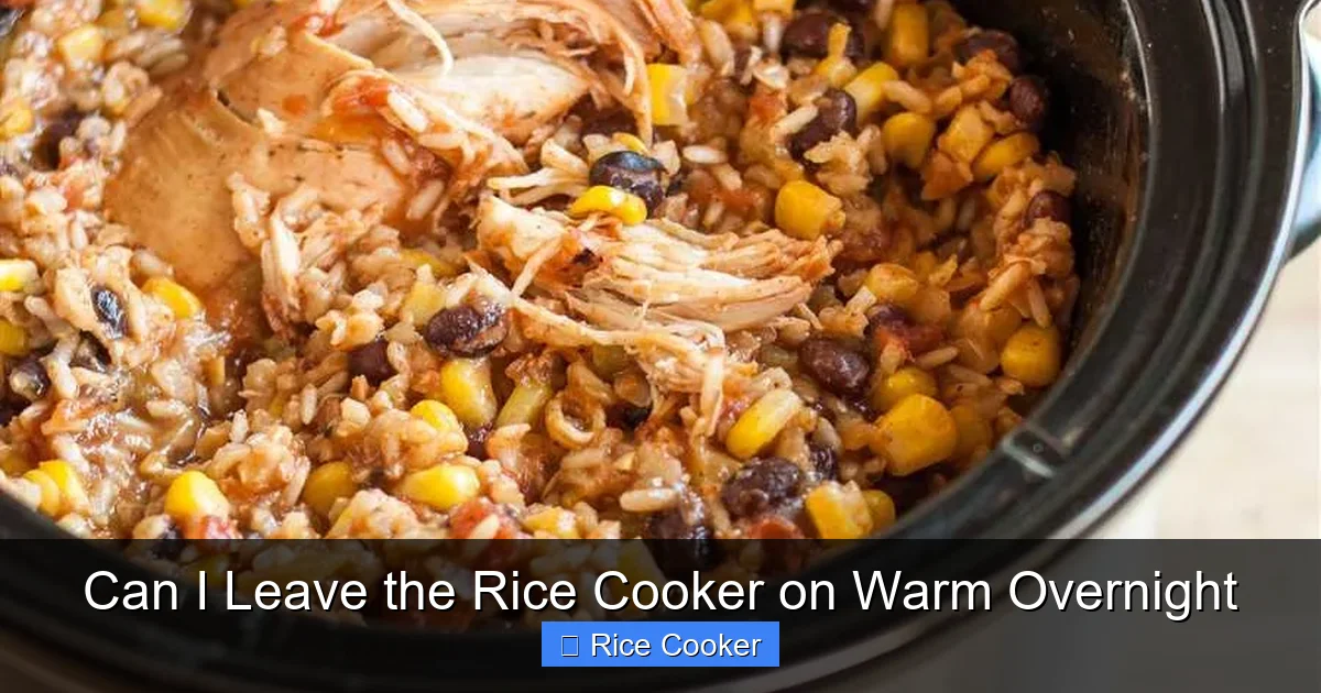 Can I Leave the Rice Cooker on Warm Overnight