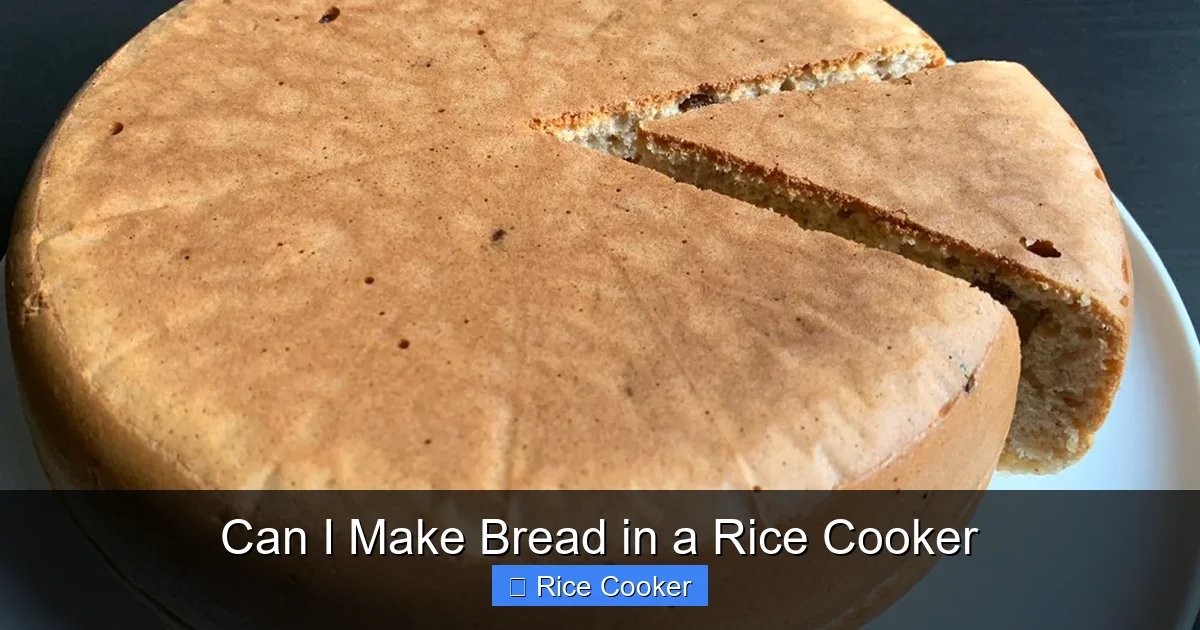 Can I Make Bread in a Rice Cooker
