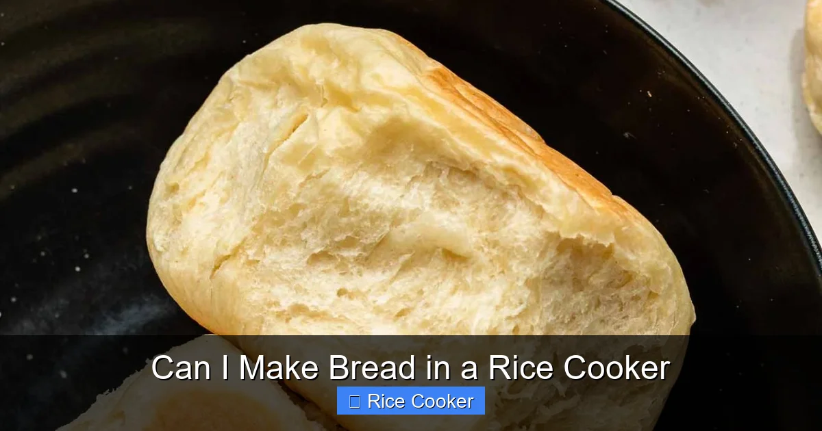 Can I Make Bread in a Rice Cooker