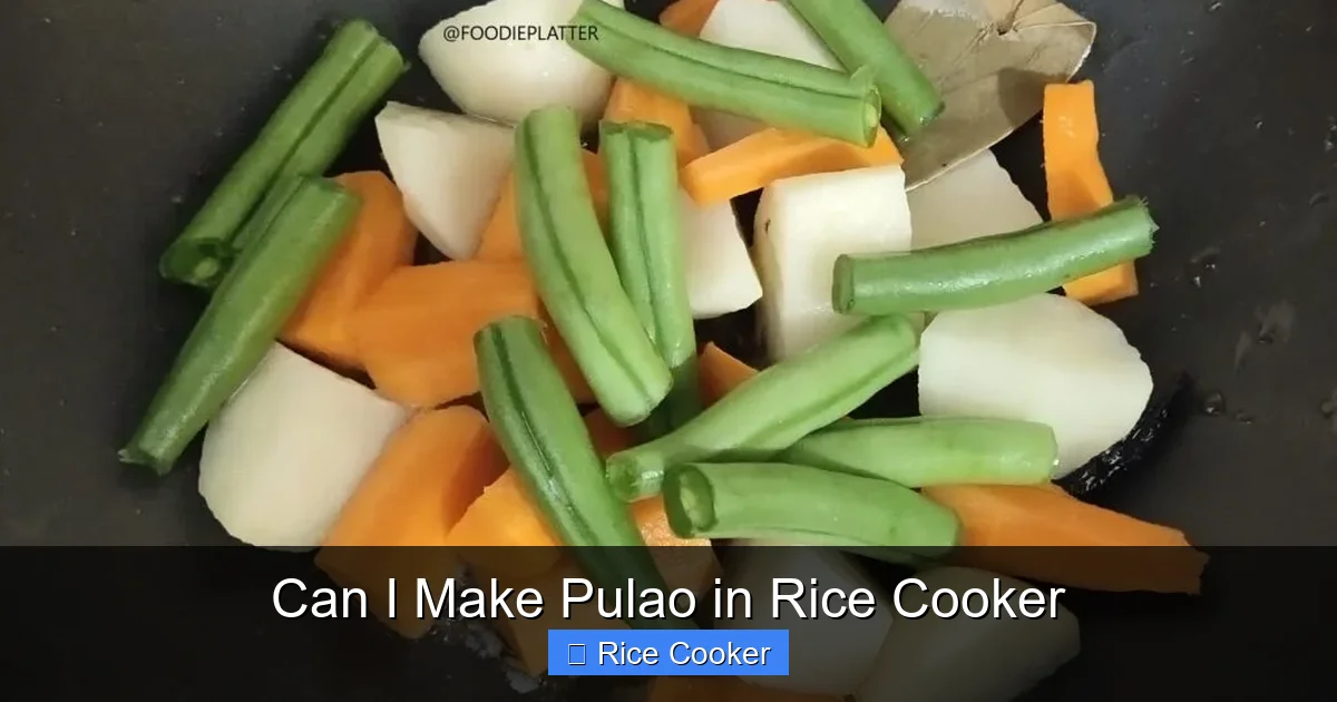Can I Make Pulao in Rice Cooker