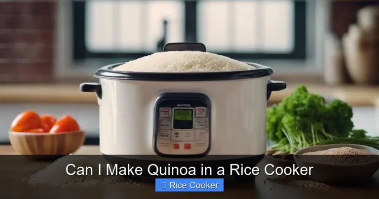 Can I Make Quinoa in a Rice Cooker