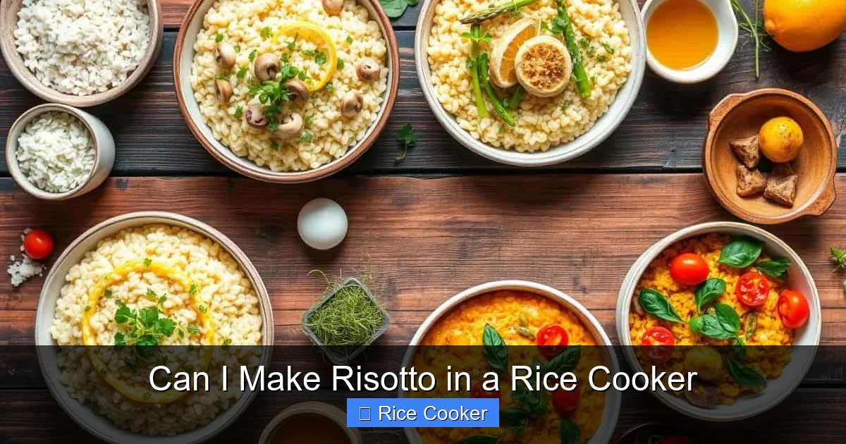 Can I Make Risotto in a Rice Cooker