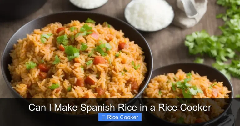 Can I Make Spanish Rice in a Rice Cooker