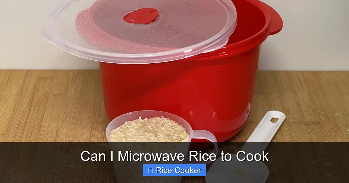 Can I Microwave Rice to Cook