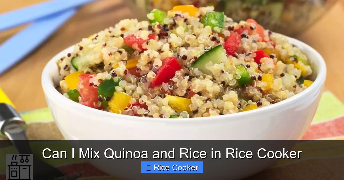 Can I Mix Quinoa and Rice in Rice Cooker