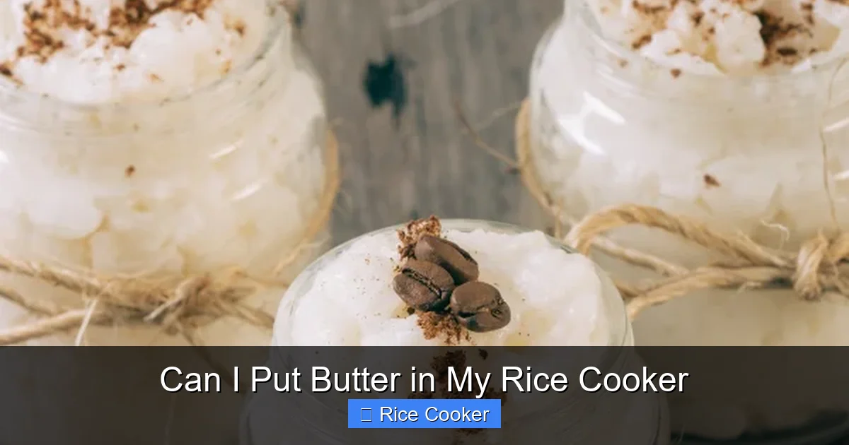Can I Put Butter in My Rice Cooker