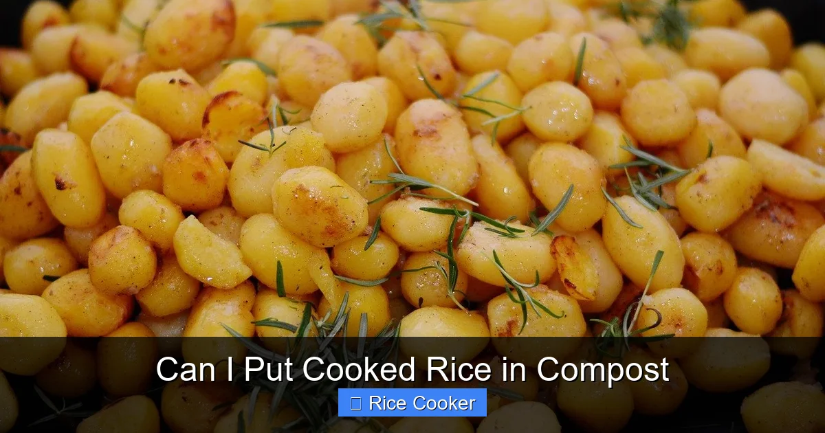 Can I Put Cooked Rice in Compost
