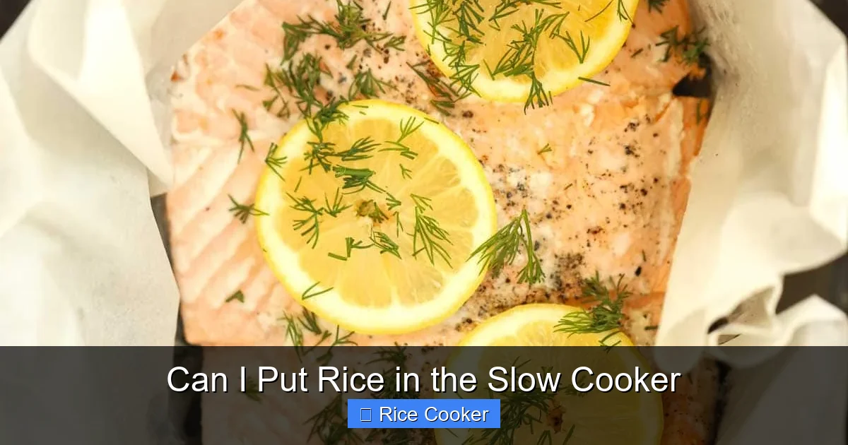 Can I Put Rice in the Slow Cooker