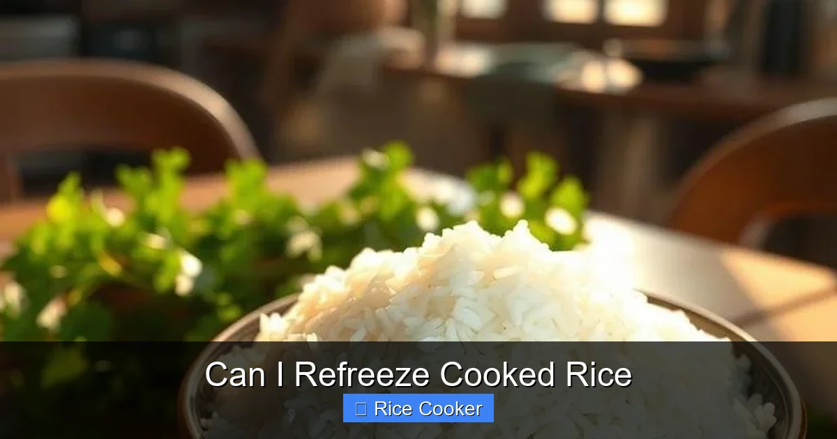 Can I Refreeze Cooked Rice