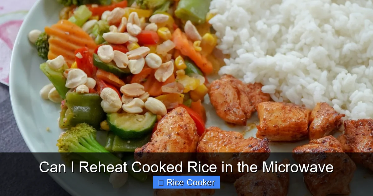 Can I Reheat Cooked Rice in the Microwave