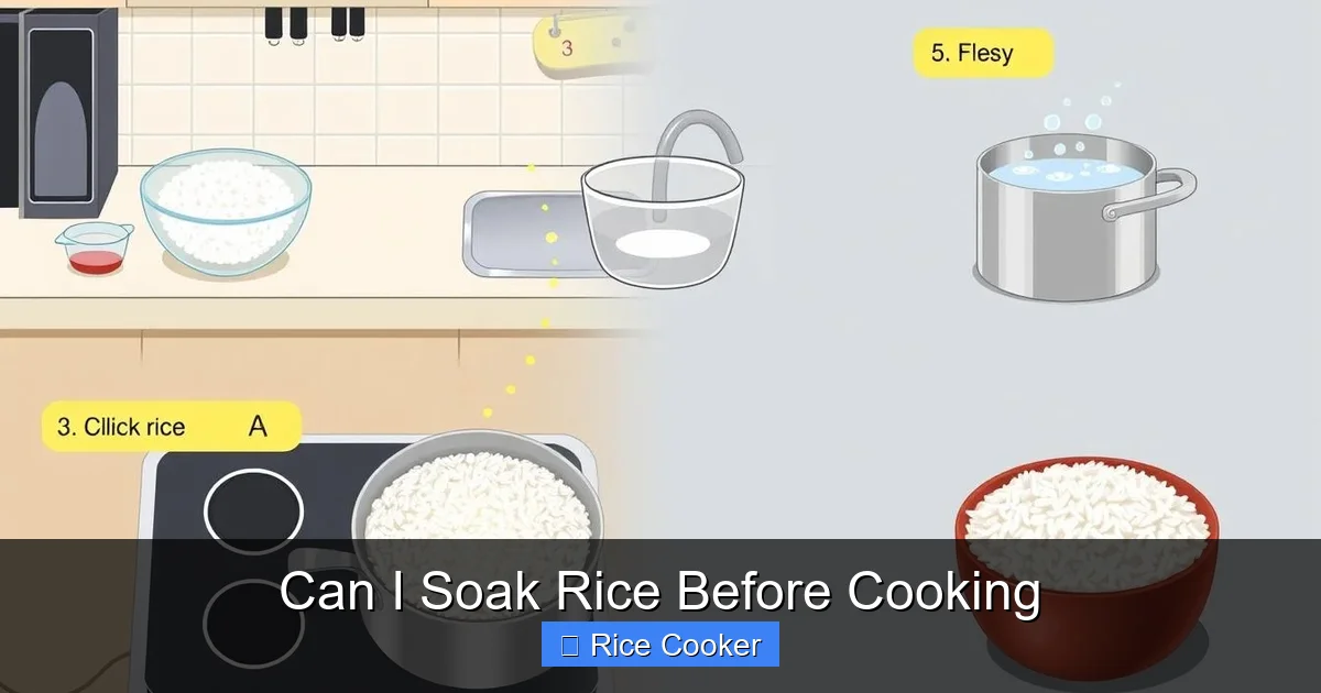 Can I Soak Rice Before Cooking