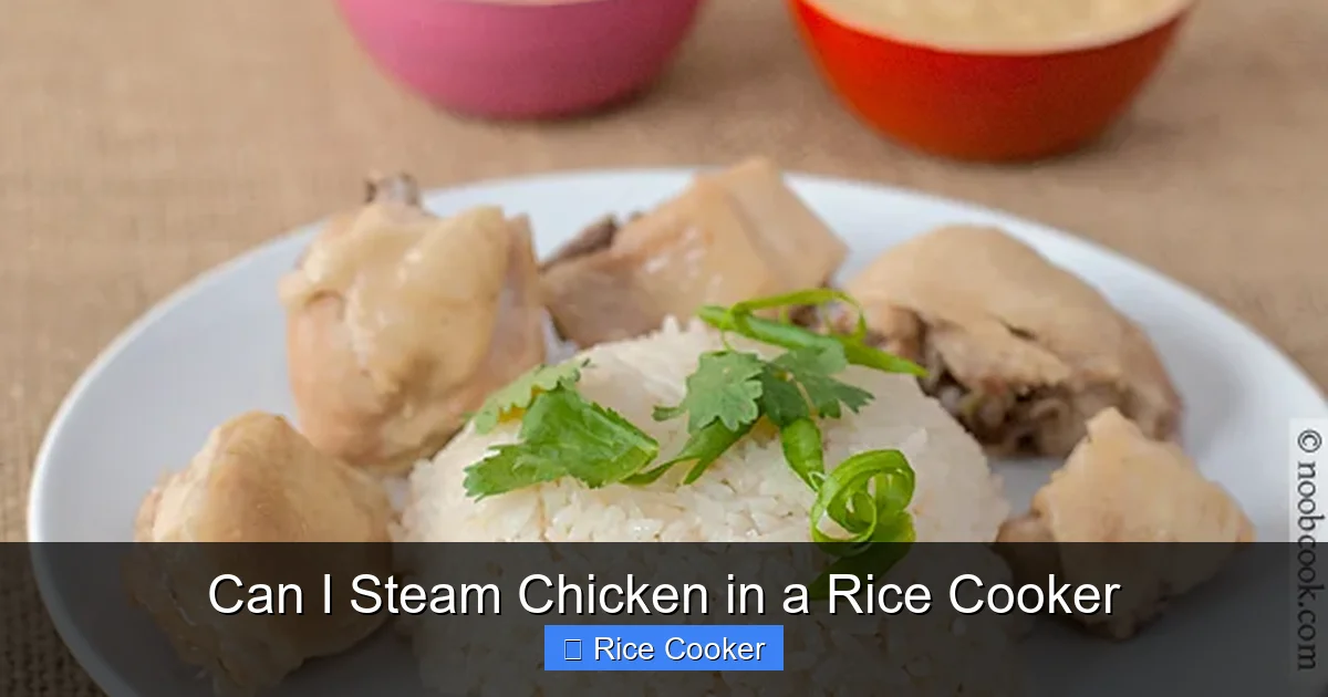 Can I Steam Chicken in a Rice Cooker