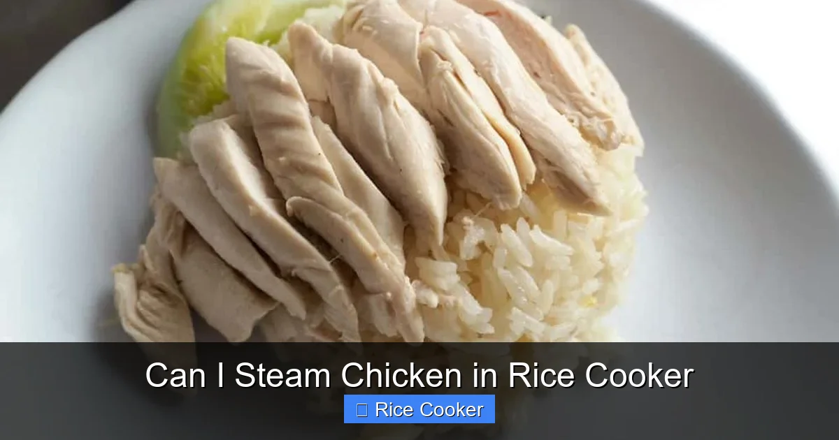 Can I Steam Chicken in Rice Cooker