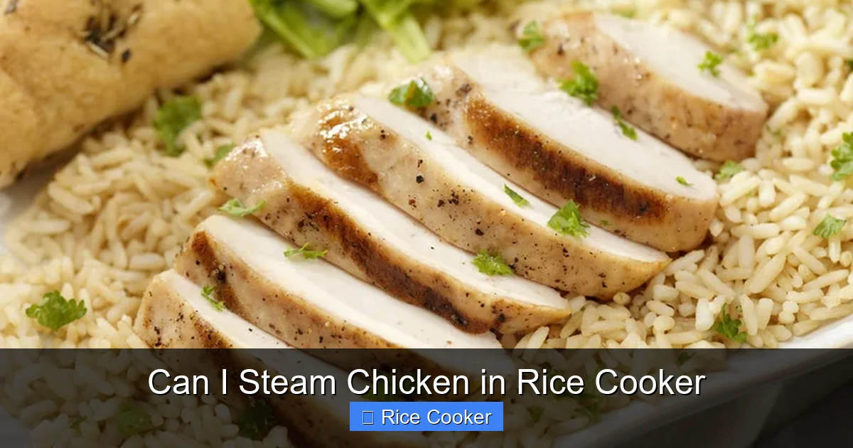 Can I Steam Chicken in Rice Cooker