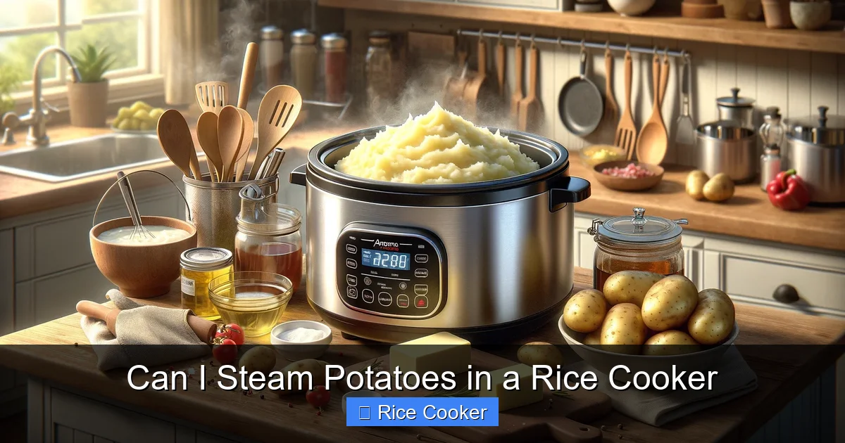 Can I Steam Potatoes in a Rice Cooker
