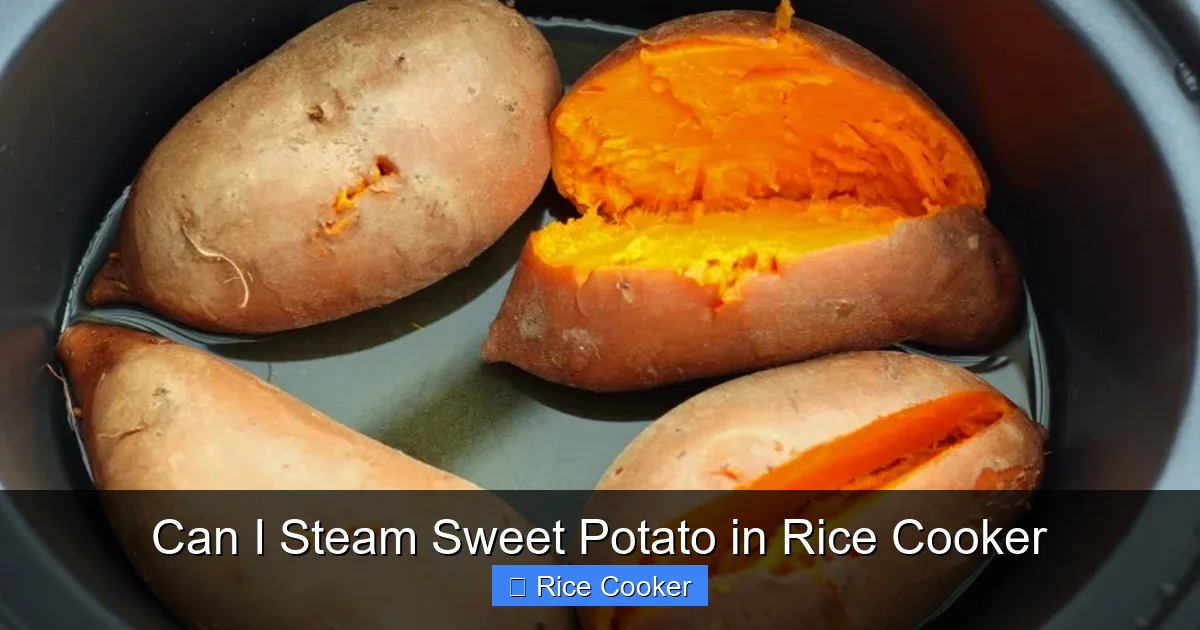 Can I Steam Sweet Potato in Rice Cooker